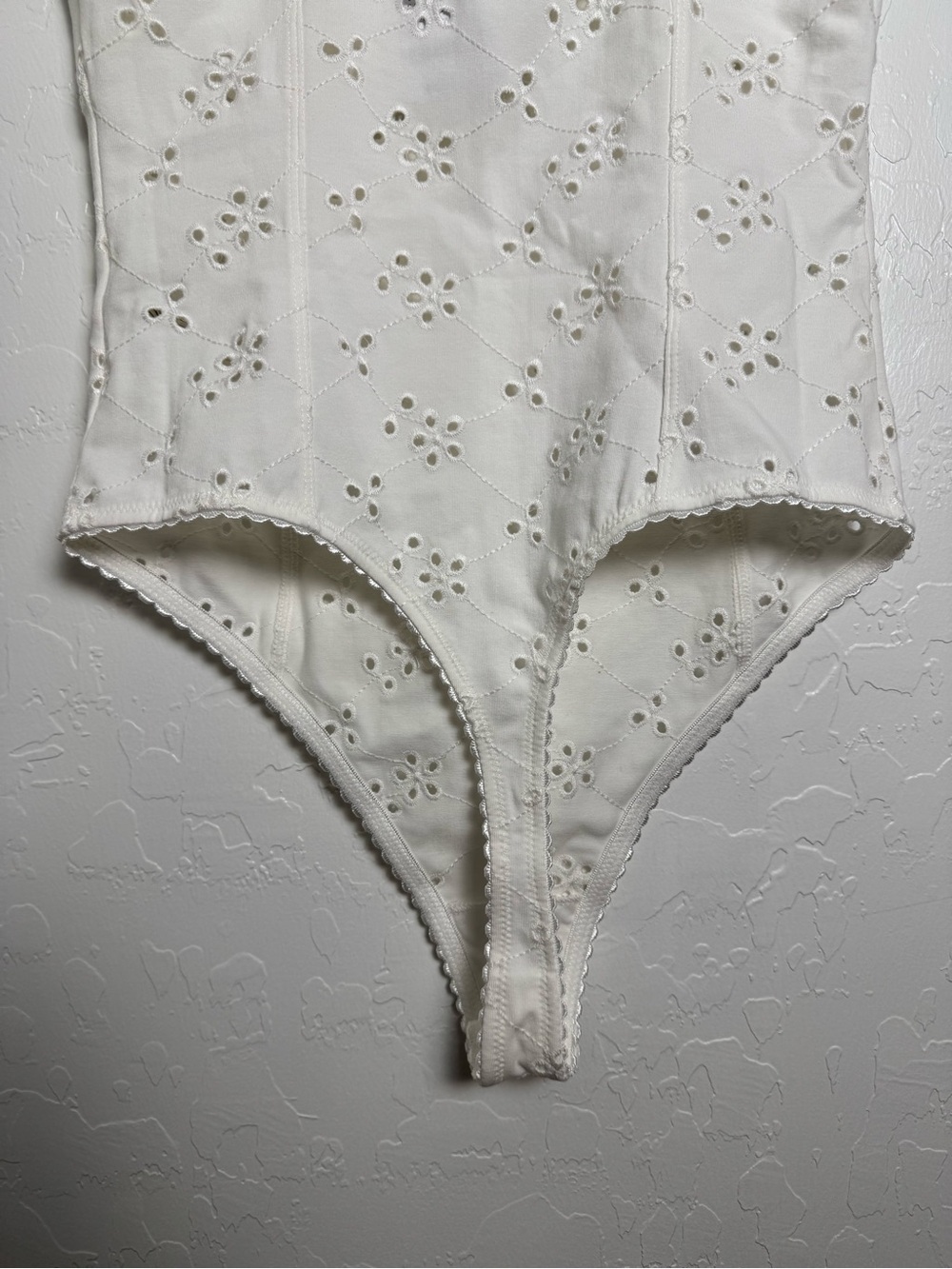 Free People Ivory Eyelet Full Bloom Body Suit - Picture 10 of 13